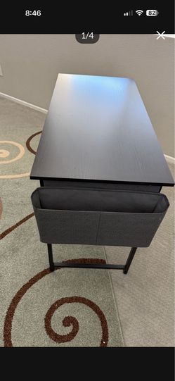 New dark brown/black - table/desk