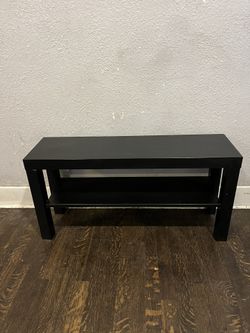 Side Table/ TV Stand - White 35.4 x 10.2 x 18 inches 
