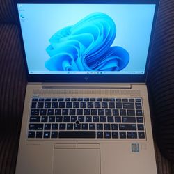 HP EliteBook Pro Grade Laptop Intel Quad Core i7-8650U 16 GB RAM 512 GB SSD Webcam 1080P LCD USB C Port Wi-Fi & BT Wireless Windows 11 Professional 