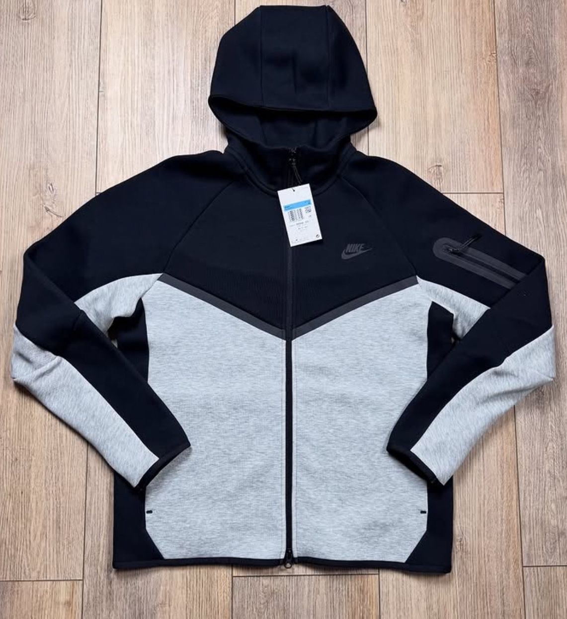 Gray And Black Medium Nike Tech Fleece
