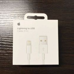 Open Boxed Still Brand New iPhone Charger.