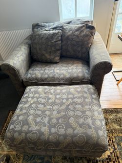FREE: Chair and ottoman