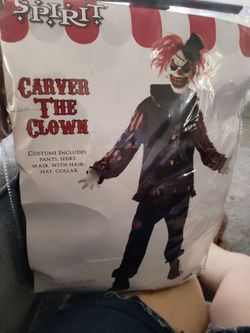 Carver  The Clown Halloween Costume