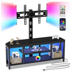 Corner TV Stand With Light