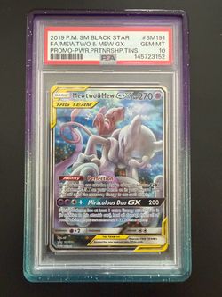 Mewtwo & Mew GX SM 191 PSA 10