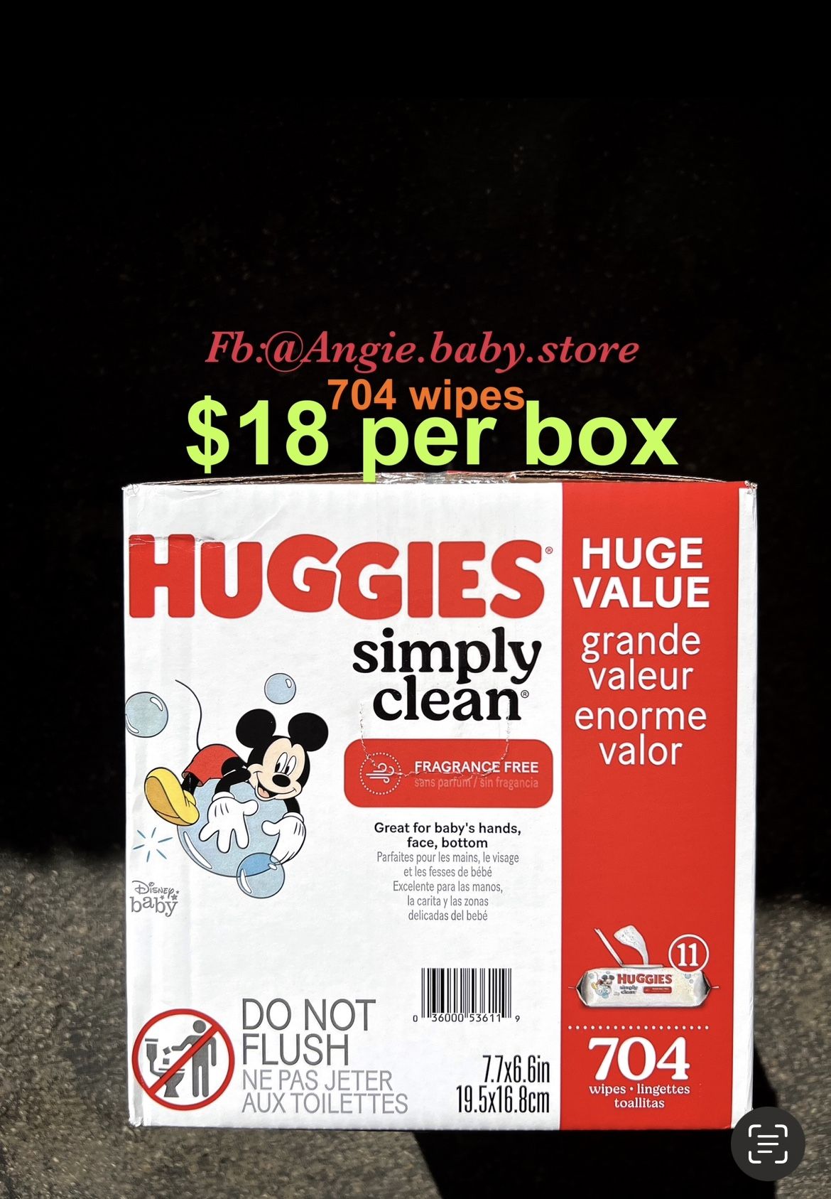 Huggies Simply Clean Wipes