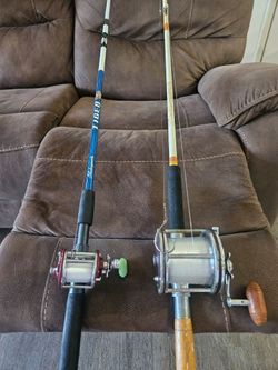 Older Penn combos senator levelwind peer rods reels combos for fishing inshore offshore beach pier boat bridge