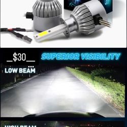 Led Bulbs Headlights Low Beam &  High Beams