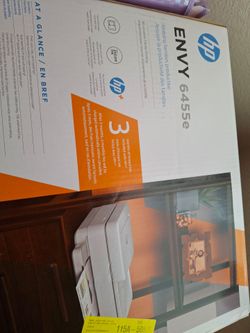 New HP ENVY 6455e printer