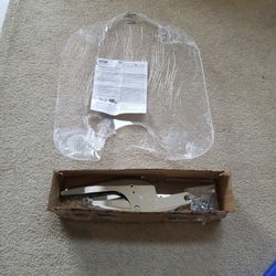 Memphis Shades Fats Windshield and Brackets Harley Davidson 