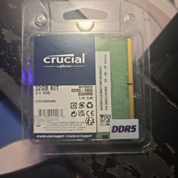 32 GB Jkit (2 X 16GB) DDR5 - 5600 SODIMM Notebook Ram