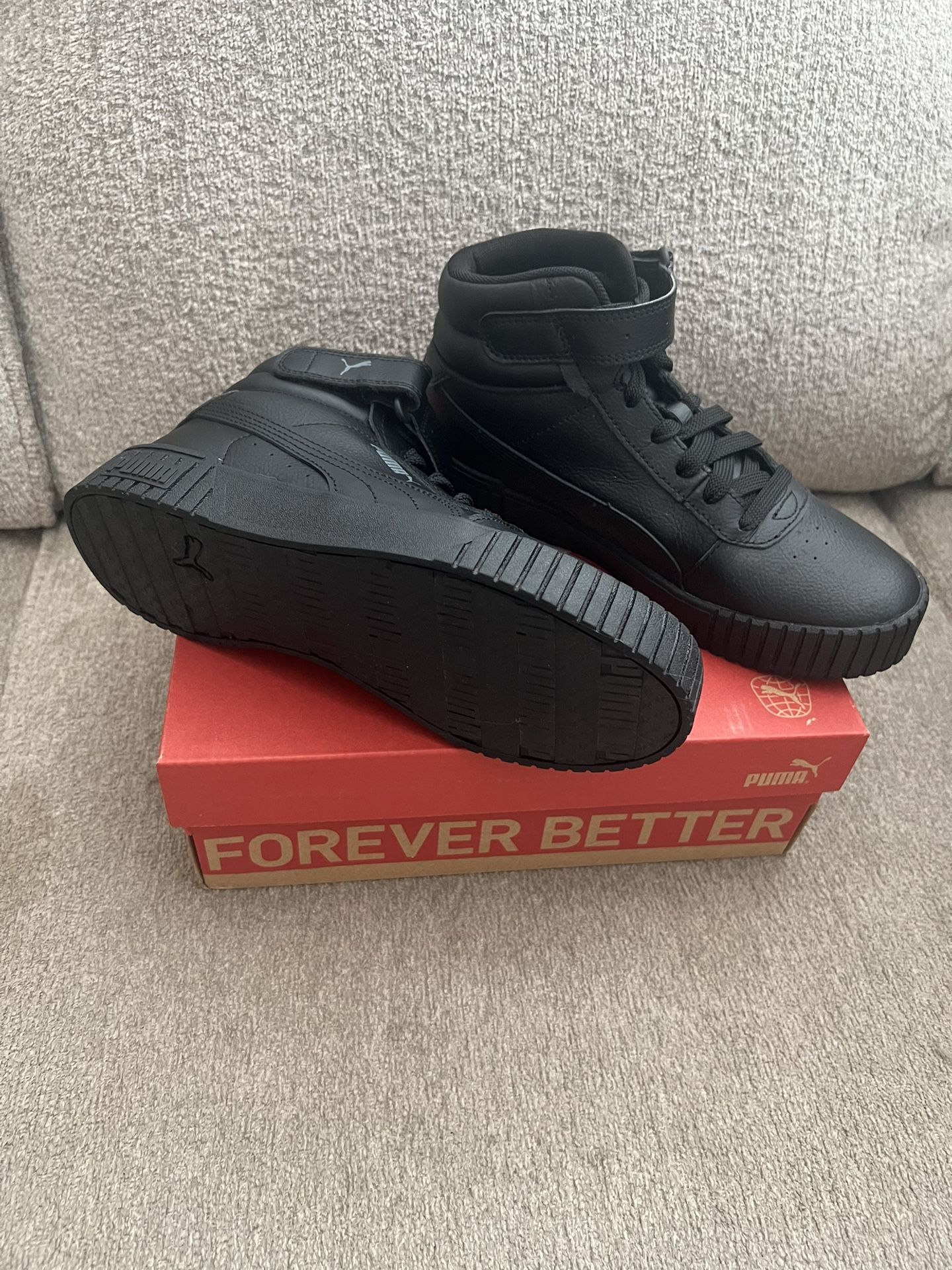 Shoes PUMA UNISEX BLACK 🌸 (Read).