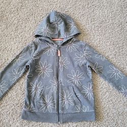 Girls Zip-Up Hoodie Seatshirt Size M