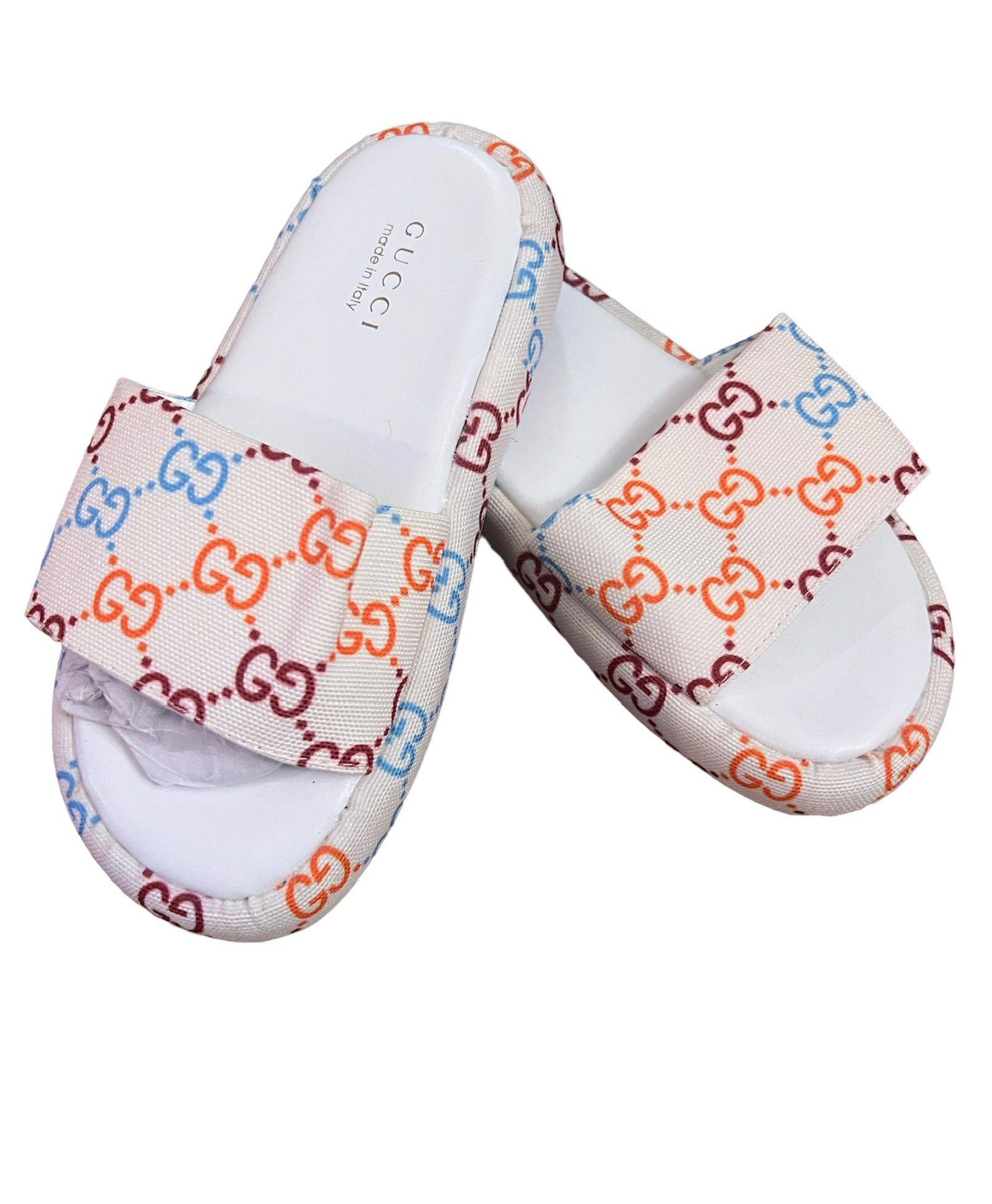 tandlæge glemme af Toddler Gucci Colorful Sandals for Sale in New York, NY - OfferUp
