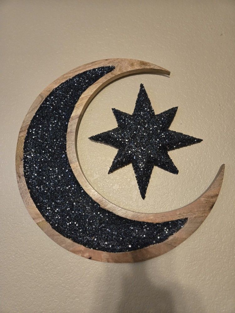 Moon and Star Wall Decor