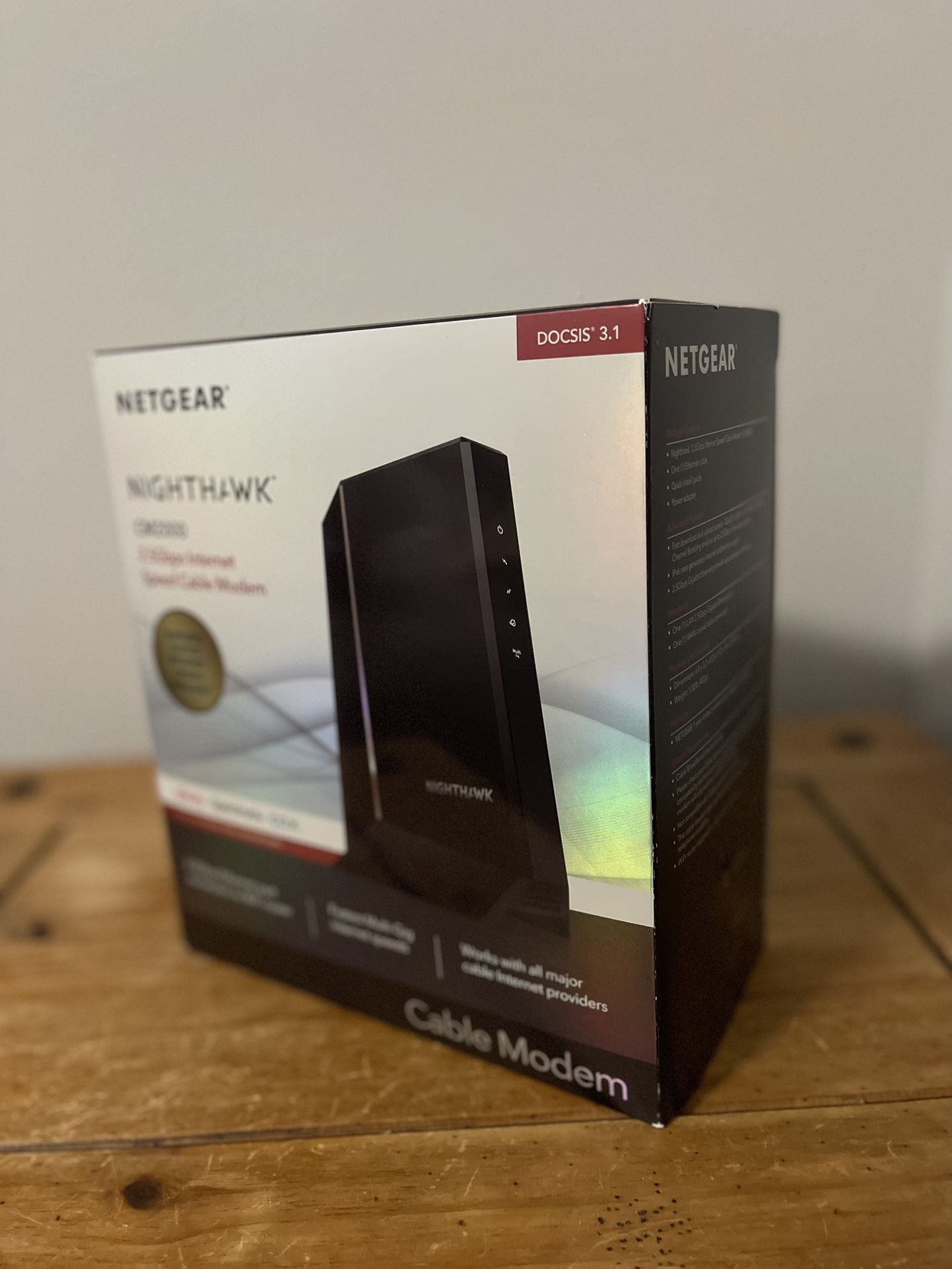 NETGEAR Nighthawk Multi-Gig Cable Modem (CM2000)