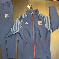 NEW Special Edition, Adidas Team  USA Jacket And Pants - Warm-Ups