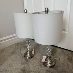 2 Nightstand Lamps 