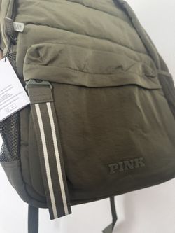 Victoria’s Secret Quilted Puffer Backpack olive color Victoria main image 4