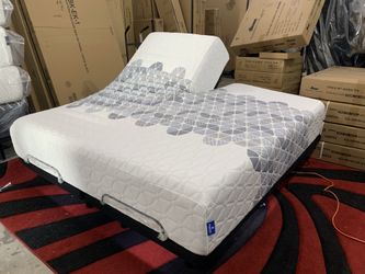 New king Koil Smartlife Saffron with adjustable base