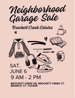 Neighborhood Garage Sale