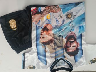 Argentina Soccer Jersey and Shorts Set