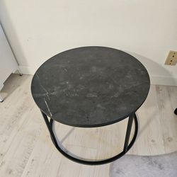 Black Marble Like Modern Coffee Table