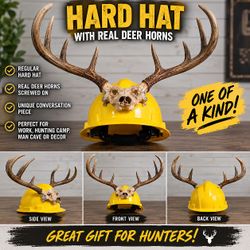š¦ CUSTOM DEER ANTLER HARD HAT ā ONE OF A KIND! š¦
