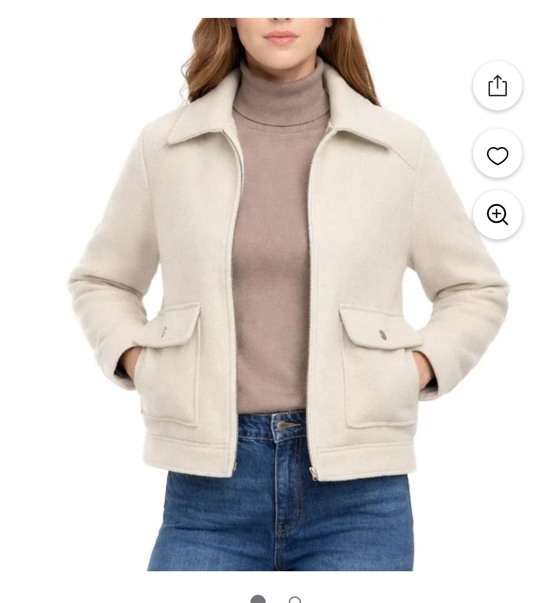 Banana Republic ladies wool blend coat