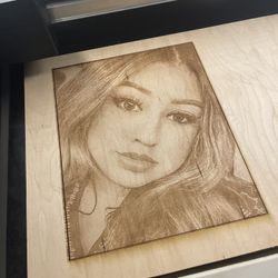 Wood Photo Engraving