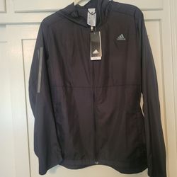 Adidas Women's Windbreaker Jacket Size XL 