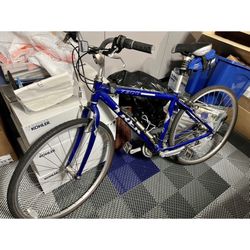 TREK 7300 Blue men’s Hybrid - Newer Tires