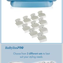 Nano Titanium Professional Hot Rollers and Clips Bundles