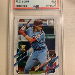 Alec Bohm PSA Graded 