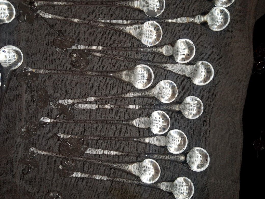 Mid century Crystal Chandelier Hangers