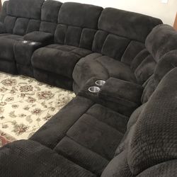 Sofa Selection With 2 Recliners 