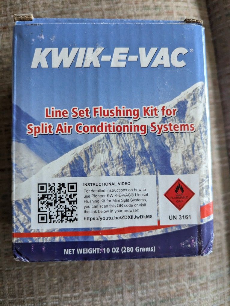 Kwik -E-vac Line Set Flushing Kit