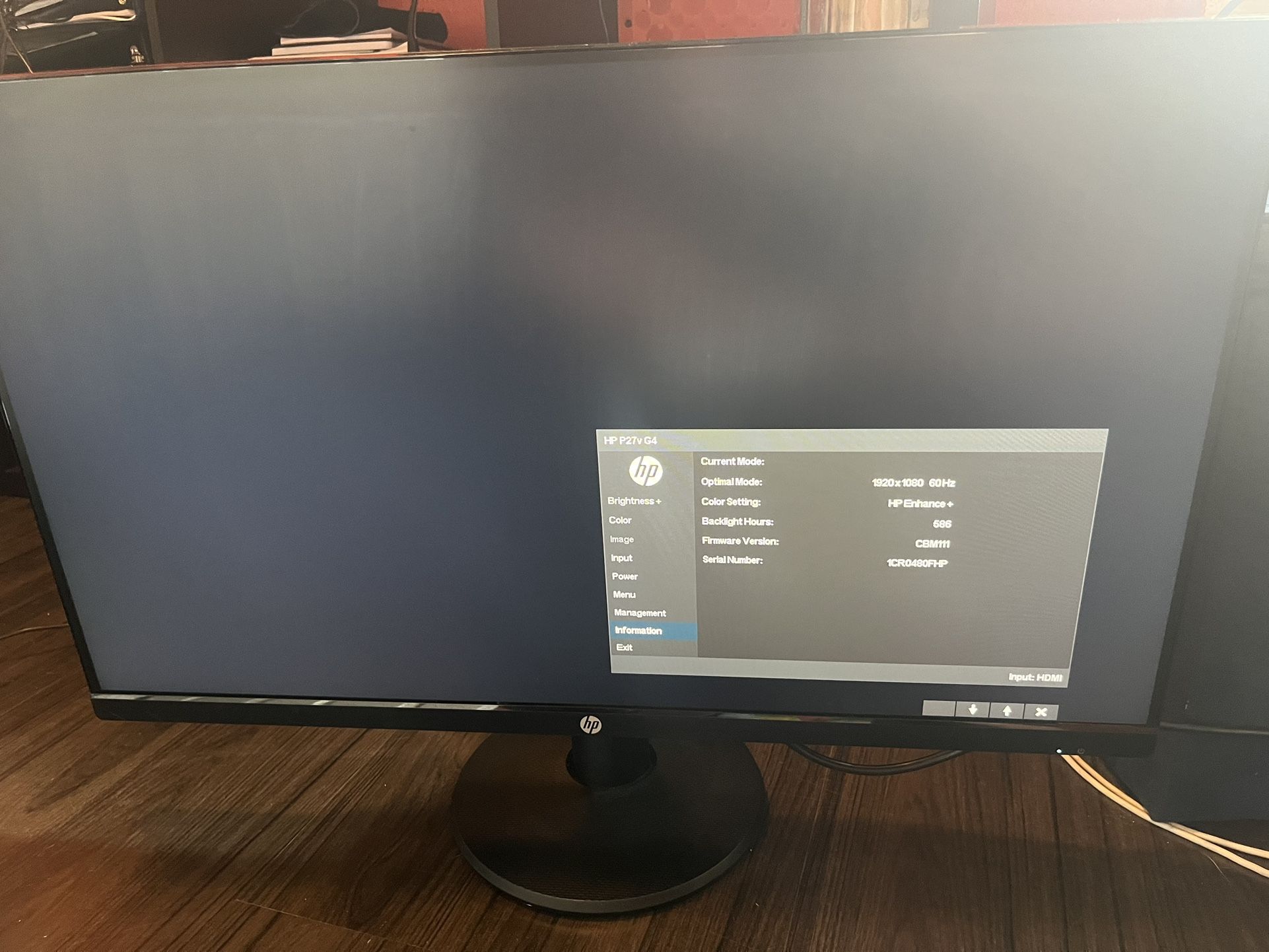 🖥️ HP P27v G4 27” FHD Monitor – Used, Works Great