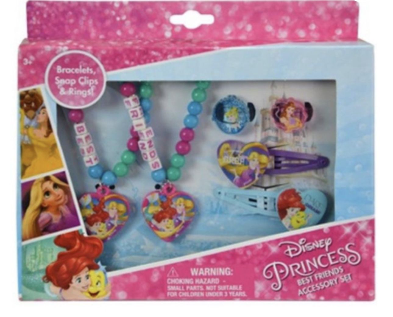 Disney Princess Ariel Accessory Set Bracelet And Rings