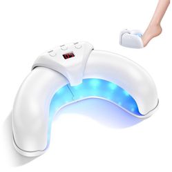 Portable Nail Cleaning Light for Fingernails & Toenails, Home Use Nail Cleaning Light Device for Restores Appearance of Discolored or Damaged Nails