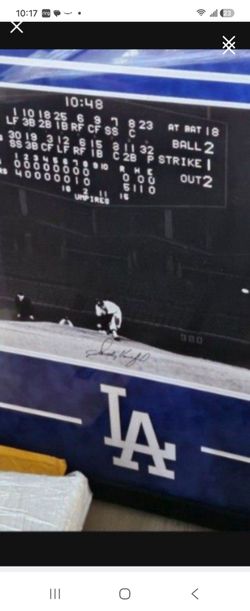Sandy Koufax  Autograph Frame Photo With Psa