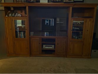 FREE Oak Entertainment Center