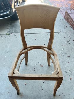 Unfinished Solid Wood Chairs