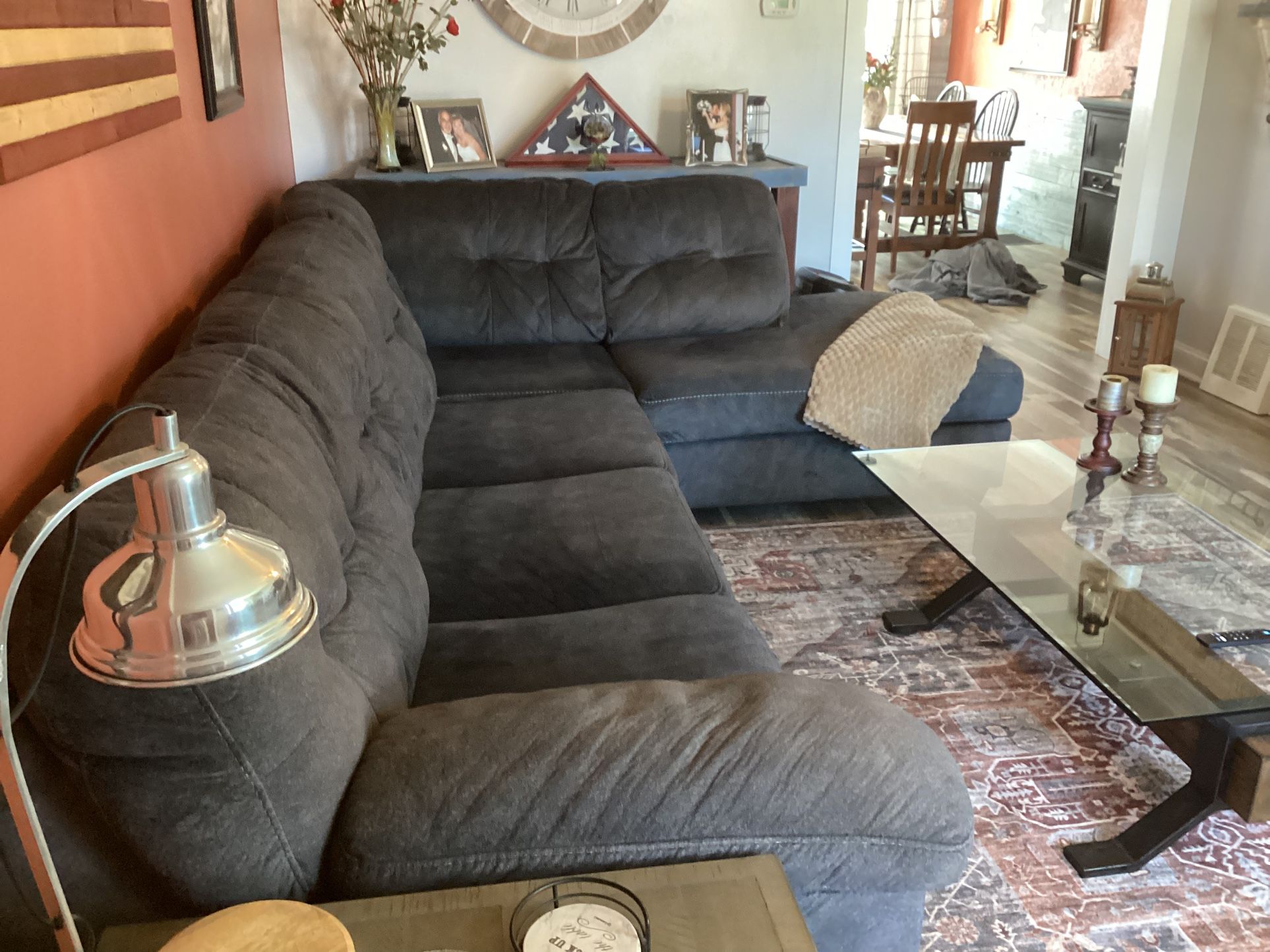 Dark Grey Sectional