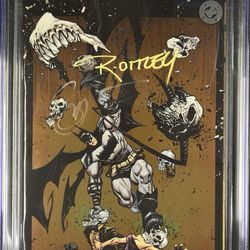 Absolute Batman 1 Signed Ottley and Snyder Graded CGC 9.8