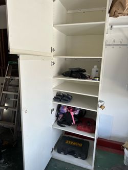 Cabinet with shelves