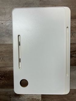 In bed laptop desk - white