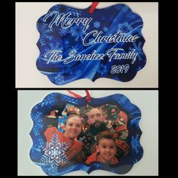 PERSONALIZED CHRISTMAS ORNAMENTS 