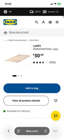 Used IKEA Twin Bed Slat