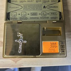 10k Mexican Gold Cross Pendent